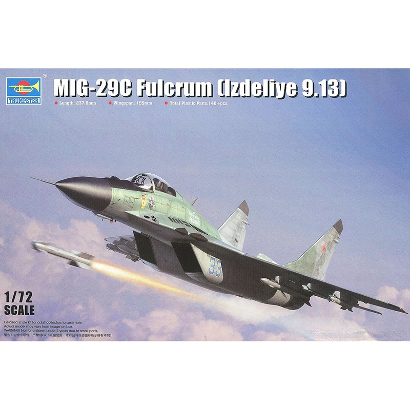 1/72 trumpeter 01675 русская MIG-29C фулкрум(lzdeliye 9,13) модель хобби