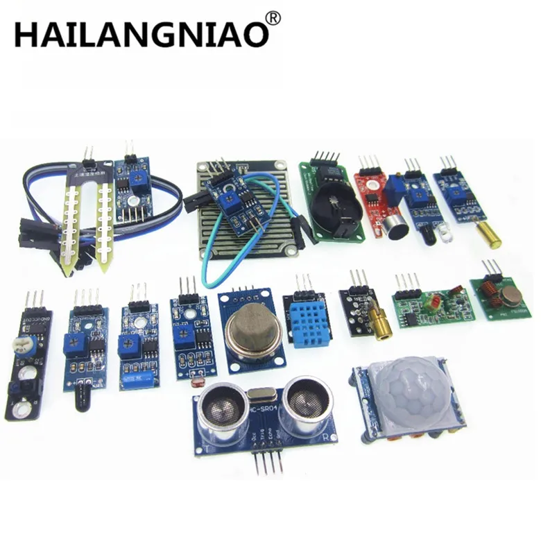 16 шт./лот Raspberry Pi 3 и 2 Модель B комплект сенсорного модуля видов датчиков|pi 2|pi 3pi model b