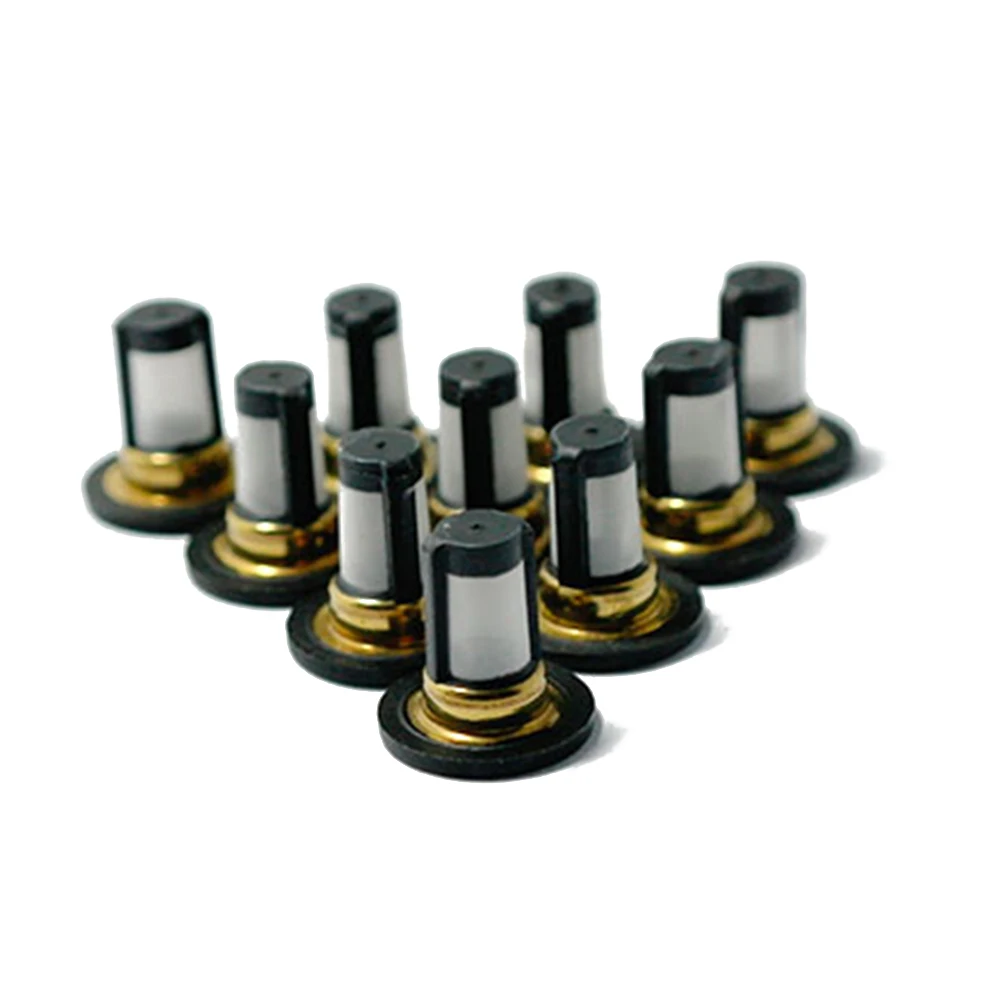 100 PCS Fuel Injector Micro Filter 11014 For HONDA Genuine New Motorcycle 10.4*6*10.8mm
