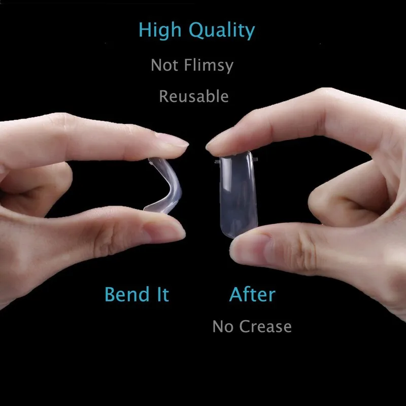 100pcs/box Professional Dual forms System Acrylic powder liquid UV gel ABS material nail powder,nail acrylic liquid,acrylic nail powder