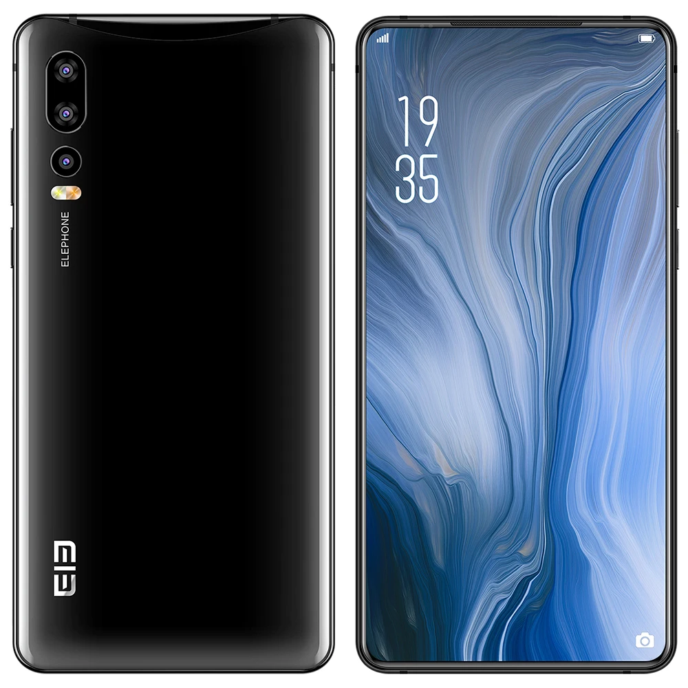  In Stock ELEPHONE U2 4G Smartphone 6.26 inch Android 9.0 4GB 64GB 16MP 5MP 2MP Rear Cameras Type-C 