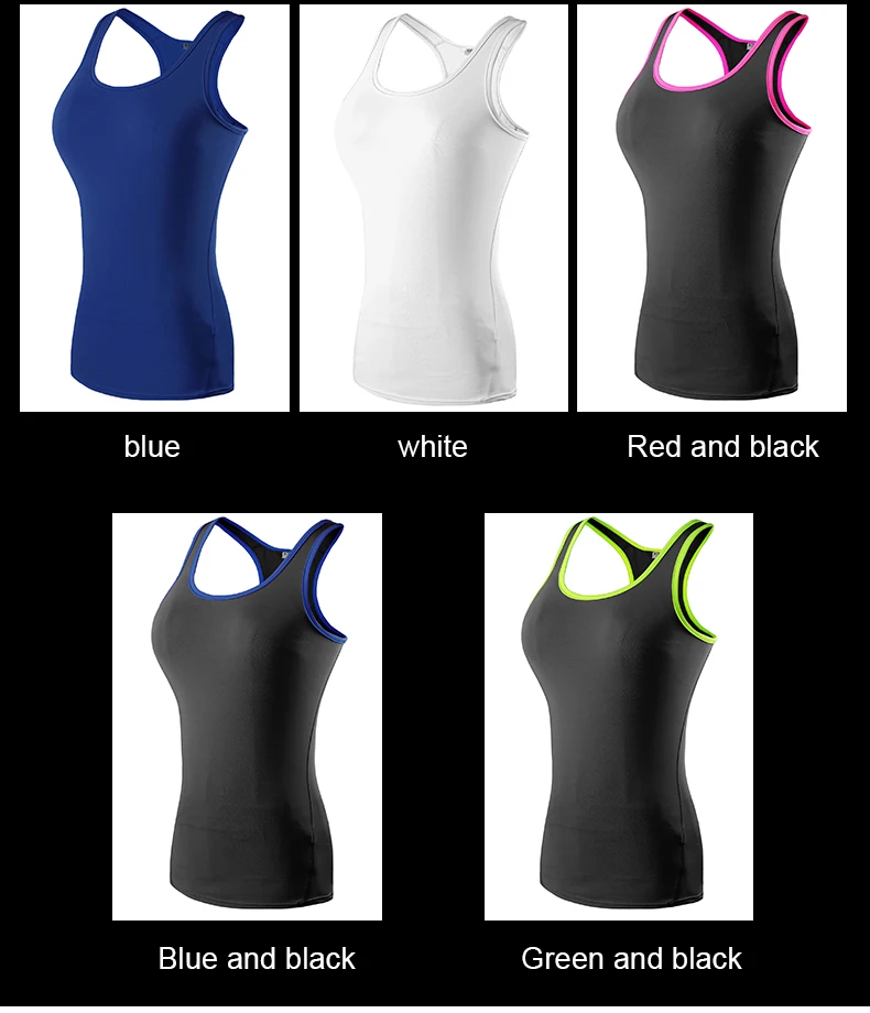 1 (9)Yoga Tops Women Sexy Gym Sportswear Vest Fitness Tight Woman Clothing Sleeveless Running Shirt Quick Dry Yoga Shirts