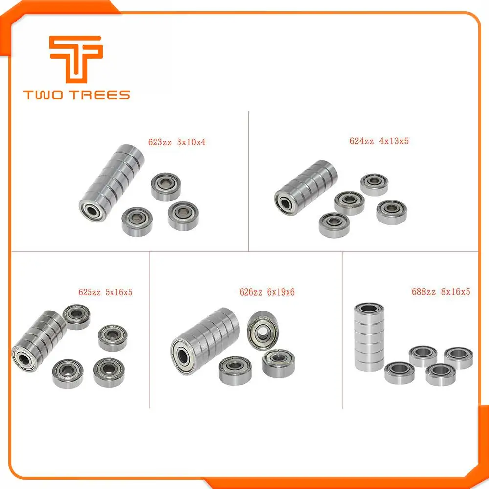 4 Pieces 606ZZ U Groove Guide Furniture Pulley Wheel Rail Ball Bearing