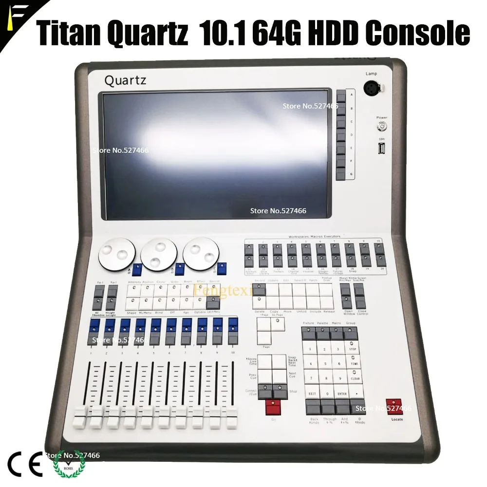 

Super Compact Tiger Touch Quartz 11.1/11.0 Console Quicketch DMX512 Controller Stage Show DJ/Disco Titan Console Performance