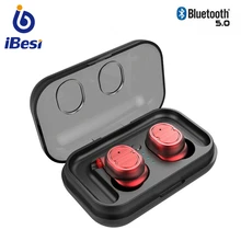 IBESI YL08 TWS 5,0 Bluetooth наушники мини умные беспроводные наушники сенсорное управление Водонепроницаемая гарнитура SuperBass вкладыши с микрофоном