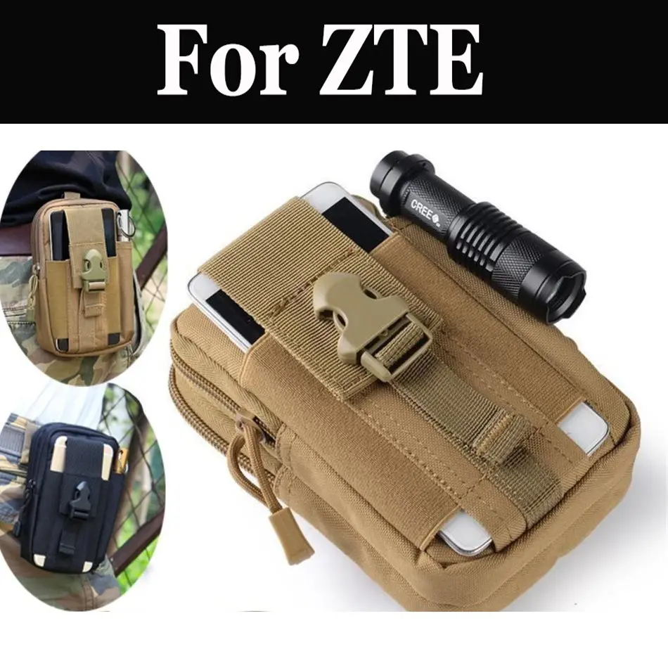 Tactical Bag Smart Belt Cover Pouch For ZTE Nubia M2 Lite My Prague S N1 N2 V18 X Z11 Z17 Z18 mini Z17S Tempo Go Z10 | Мобильные