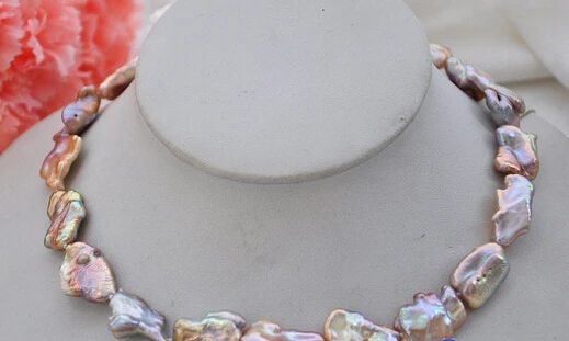 

ddh003125 20mm lavender multicolour baroque KESHI REBORN PEARL NECKLACE 28% Discount