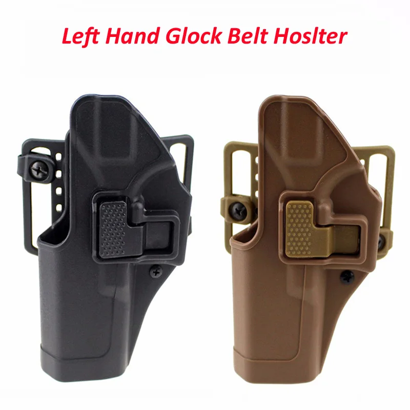

Tactical Glock 17 19 22 23 31 32 Airsoft Pistol Belt Holster Glock Pistol Hunting Accessories Gun Case Left Hand Waist Holster