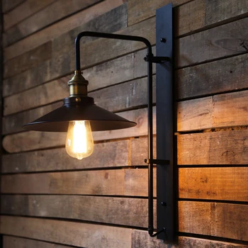

Retro Loft Edison Wall Lamp Bedroom Wall Lights For Home Up Down Rustic Industrial Wall Sconce lamparas de pared