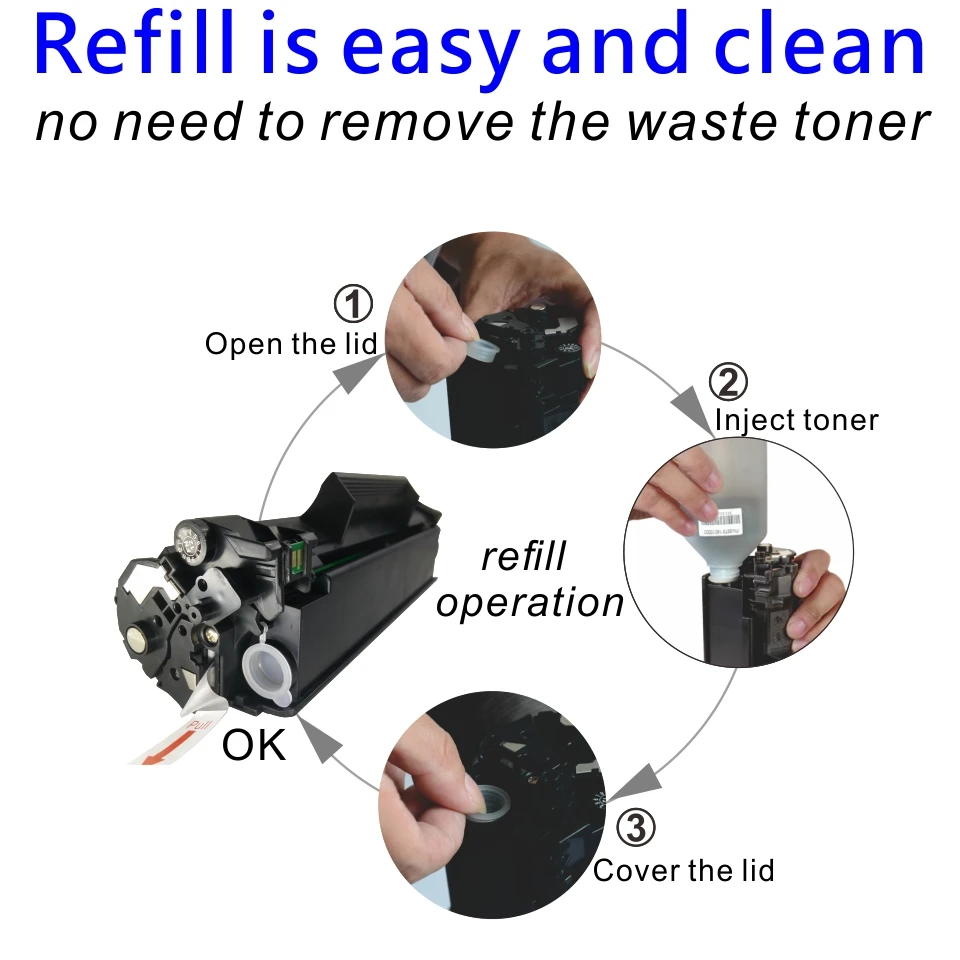 Cartridge 312 712 912 for Canon LBP 3010 3018 3108 3100 3150 3030 3050  Laser Printer UCAN 4000 pages Large Capacity & Refillable-in Toner  Cartridges from ...