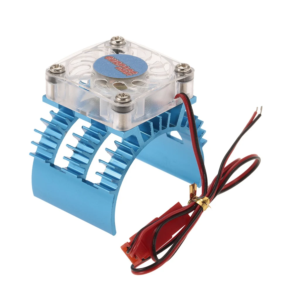 RC Motor Heat Sink With Cooling Fan for 1/10 HSP HPI Wltoys Kyosho
