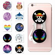 

Lazy Pop Finger Ring Holder Mobile Socket Outlet Gadgets Phone Case Back Cover for iPhone X XS 6s 7 8 Plus Xiaomi Redmi