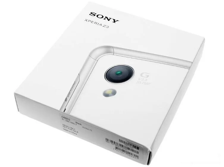 Сотовый телефон sony Xperia Z3 D6603 GSM 4G LTE Android четырехъядерный 3 ГБ ОЗУ 16 Гб ПЗУ 5," wifi gps разблокированный телефон