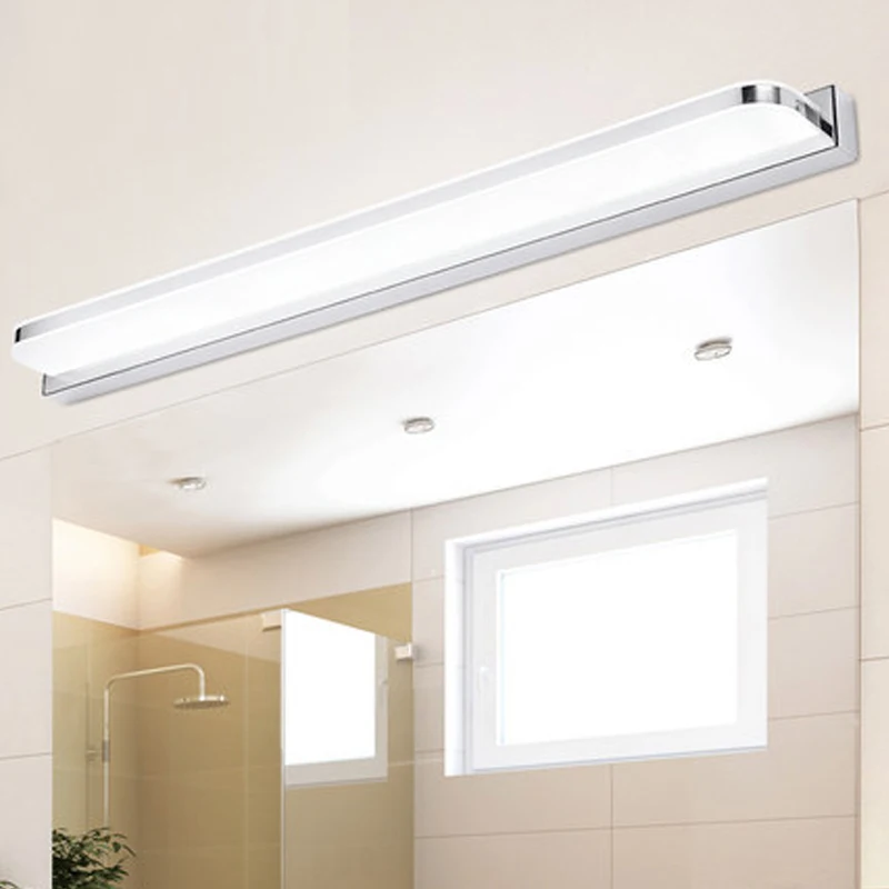 stile moderno led luce frontale a specchio bagno lampada da parete acrilico montato sconce applique da