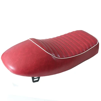 

Motorcycle Vintage Racer Seat Retro Saddle Red For Honda CG125 CB350 CB400 CB500 CB750