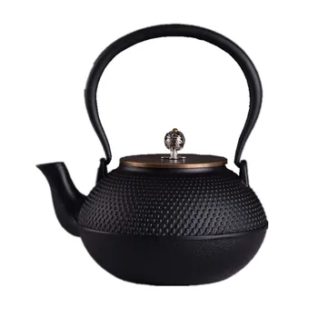 

Authentic Cast Iron Teapot Japanese Tea Pot Tetsubin Kettle 1300ML Drinkware Kung Fu Infusers Metal Net Filter Cooking Tools