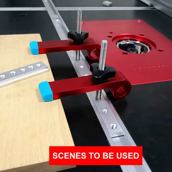

Silver Aluminum Alloy Miter Tool Bar T Tracks Practical Beveled Track Hardware Chute Pusher Home Improvement DIY Woodworking