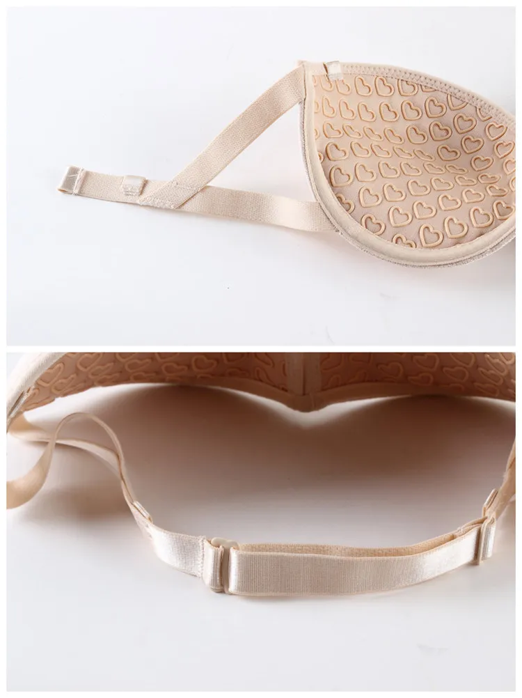 womens bras Japanese Style Strapless Invisible Half Cup Sexy Push Up Bra Underwear Wedding Dress Small Breasts Seamless Anti-skid Bralette bralette