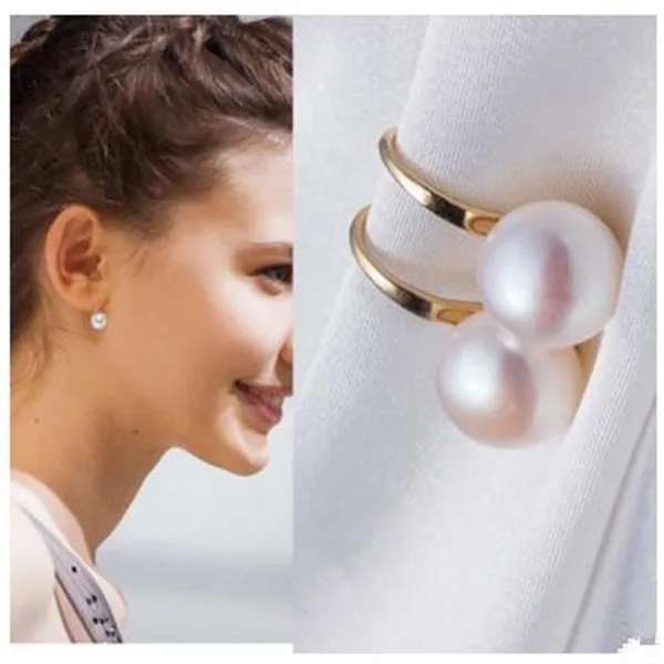 

EY406 2018 new fashion After the popularity of natural freshwater Imitation 8mm pearl pendant earrings Jewelry Wholesale