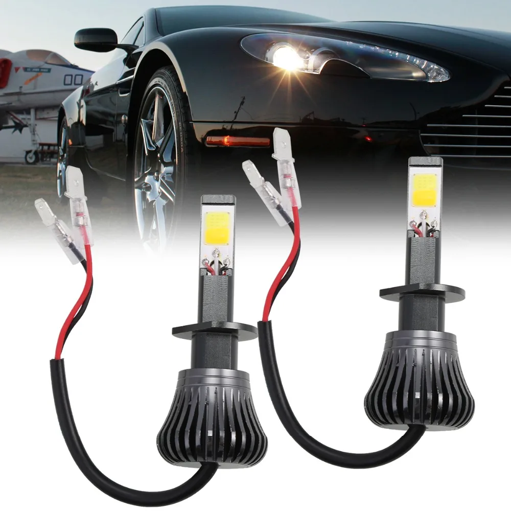 H1 LED 6500K 180W Автомобильные фары автомобильные лампы 18000лм COB Стайлинг чрезвычайно