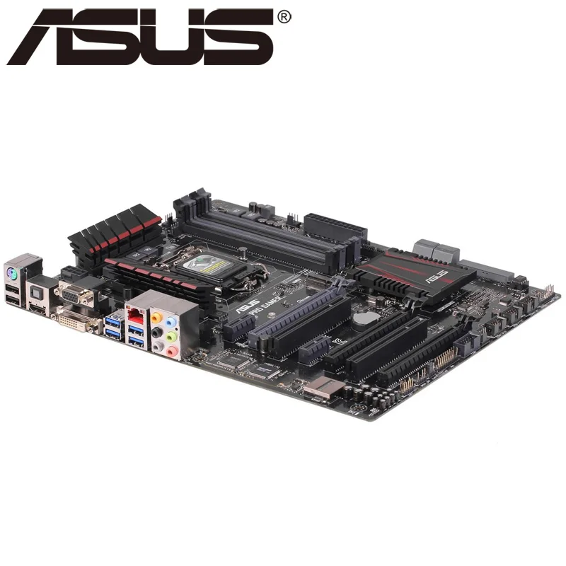Asus Z97-PRO GAMER настольная материнская плата Z97 Socket LGA 1150 i3 i5 i7 DDR3 32G ATX UEFI биос оригинальная б/у материнская плата Лидер продаж