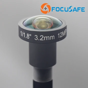 Линза с платой Focusafe 12Mega Pixel 4K 3 2 мм M12 HFOV 131 градусов|Запчасти для CCTV| |