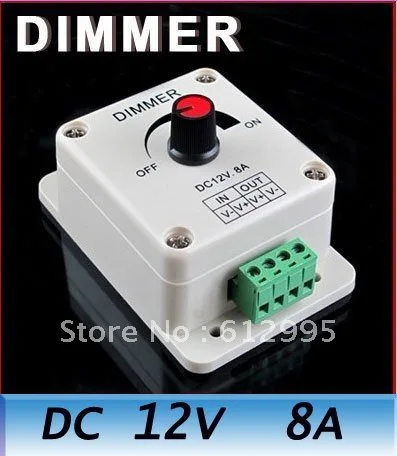 ШИМ контроллер для Светодиодный свет или ленты 3528 5050,12 V 8A диммер, 50 шт в наборе