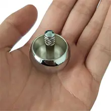 Funny Metal Flip Over Top Tippie Top Spinning Top Magic Toy Kids Favor Kids Gift magic prophetic spinning top die toy black white