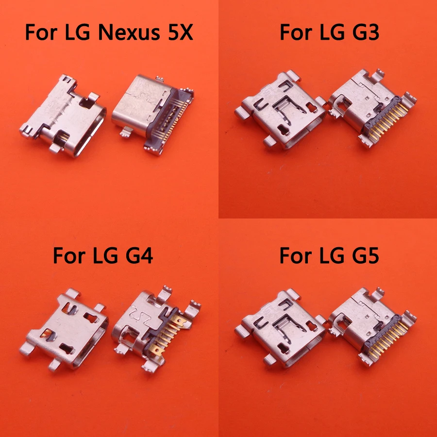 2pcs/Lot For LG Nexus 5X G3 G4 G5 D850 D851 D855 VS985 LS990 Micro
