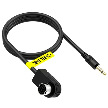 

CHELINK Aux Jack 3.5mm Car Audio JVC Stereo Cable For ALPINE/JVC Adapter for iPod iPhone6 Samsung xiaomi CD Player MP4 etc