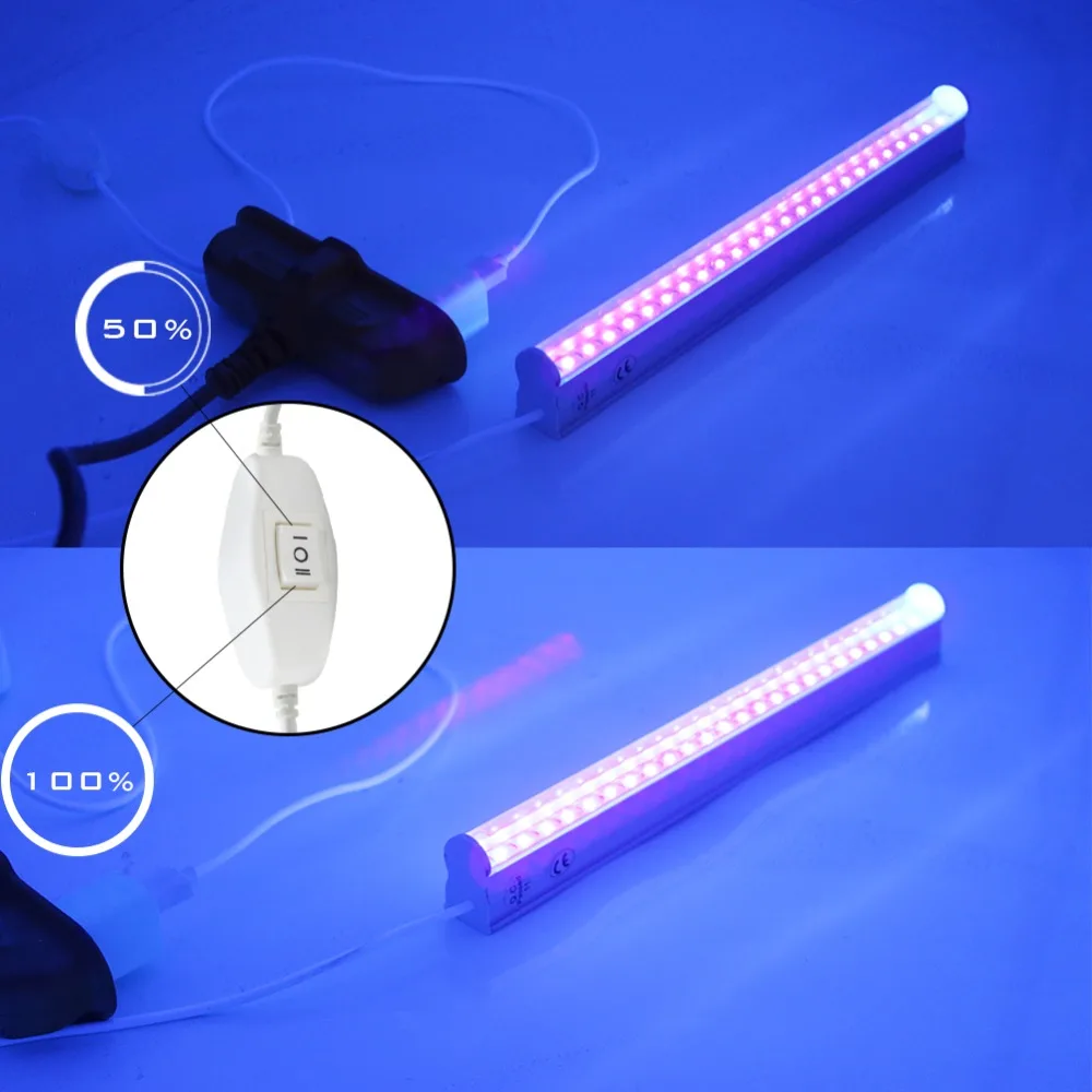 

USB Plug 365nm 395nm Tube Led UV Black Light Ultraviolet Lamp Curing Quartz Flashlight Effect Stage Bar Disinfection Mosquito