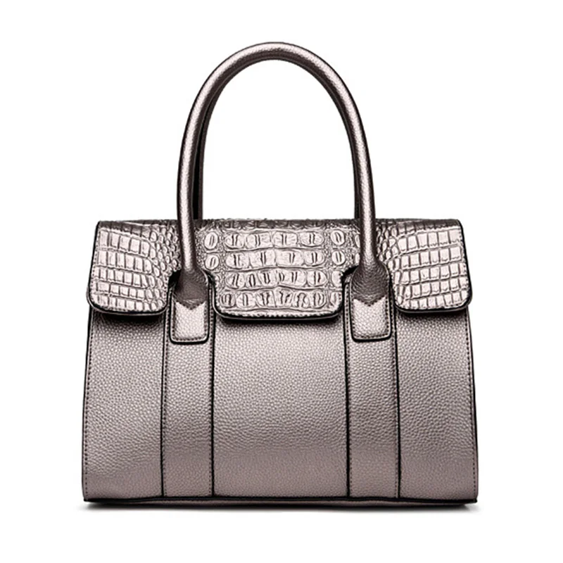 Women Handbag Crocodile Pattern Designer Luxury Leather Shoulder Bag Casual Crossbody Bags Sac A Main Fashion Style SS7134 (1)