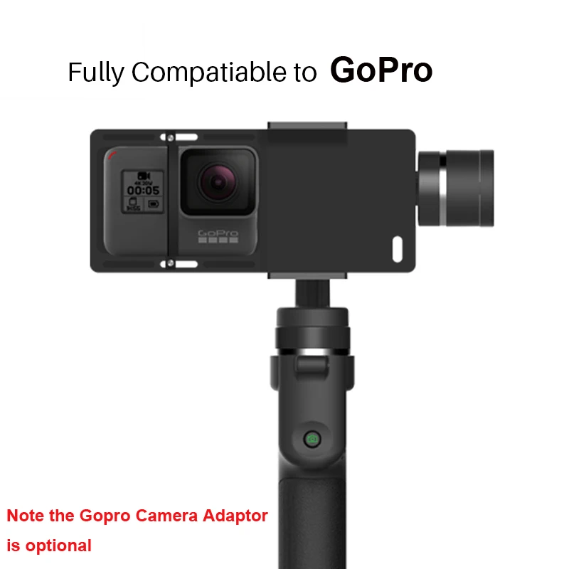 Захват funsnap Gimbal телефон стабилизатор камера 3 оси ручной для GoPro 6 SJCAM XiaoYi 4k камера не DJI OSMO 2 ZHIYUN Smooth 4