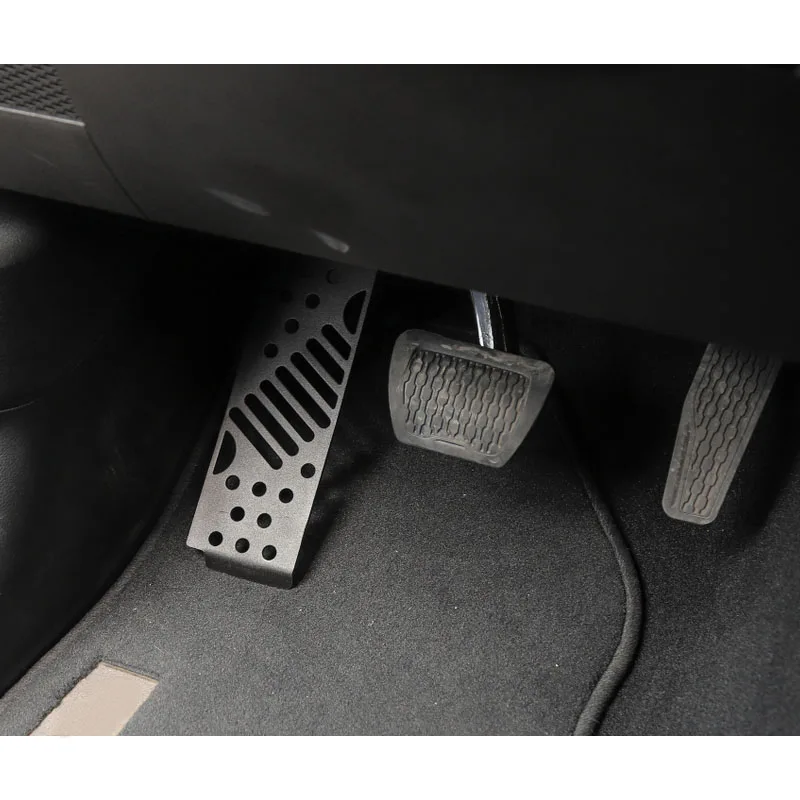 1PCS Pedals for Jeep Wrangler JL 2018+ Metal Black Left Side Foot Rest Pedal Plate Decoration Cover Interior Mouldings (5)
