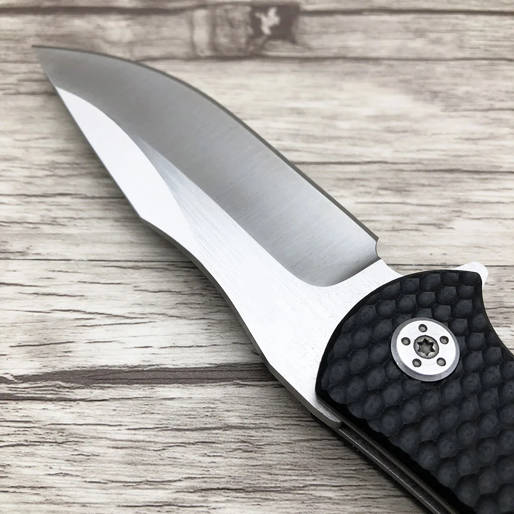 ZZSQ ZT0606 тактический складной нож 8cr13mov лезвие G10 деревянная ручка для кемпинга выживания карманные ножи шарикоподшипник Открытый Инструменты
