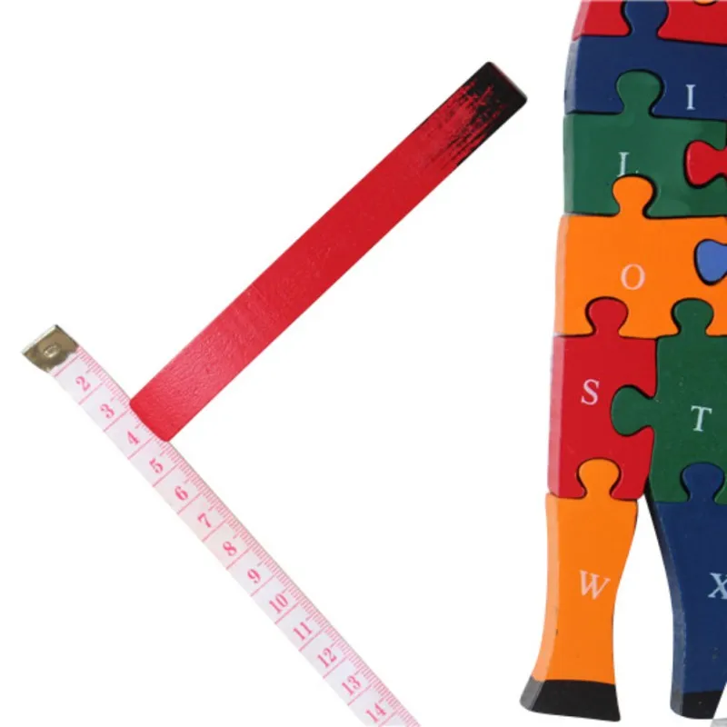 Модная одежда для детей, Детская Мода игрушки Интеллект игрушки 26 Английский буквенно-цифровые познавательные Деревянные Головоломки блоки милые длинные олень головоломки