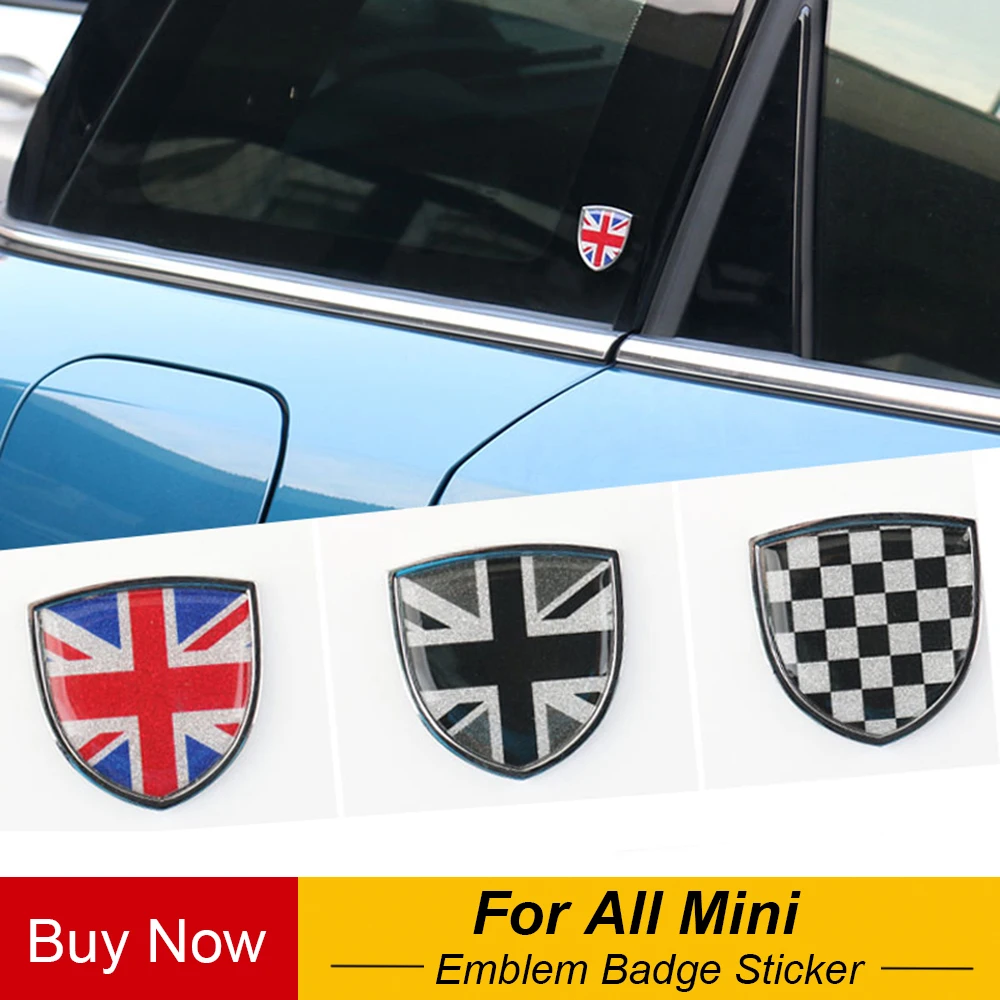 Металлический значок эмблема для автомобиля наклейки декоративные Mini Cooper JCW One