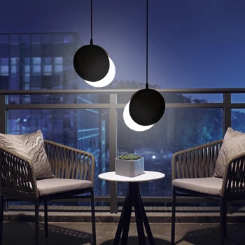 

Nordic Creative Led Aluminum Biscuit Chandelier Post-modern Bar Bedroom Restaurant Decorative Light Cosmos Lights Free Shipping