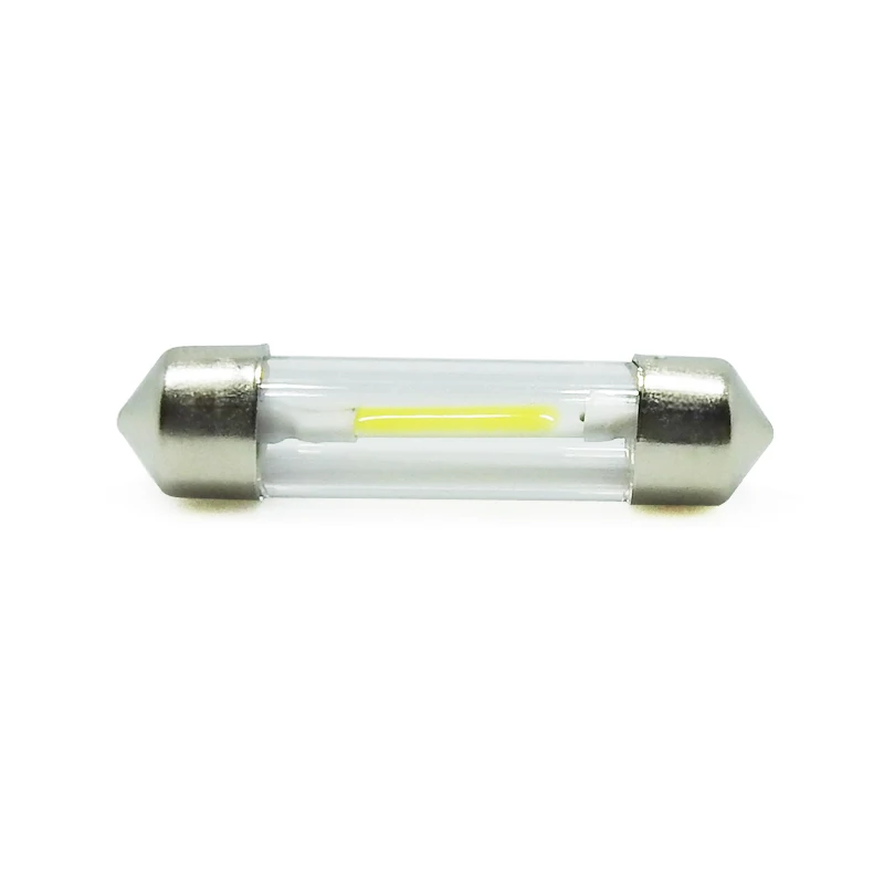 Nanoshine Led C5W 31 мм 36 мм 39 мм 41 мм cob стеклянный автомобильный интерьерный светильник автомобильный фестонный светильник автомобильный купол лампа для чтения двери 12 В DC белый