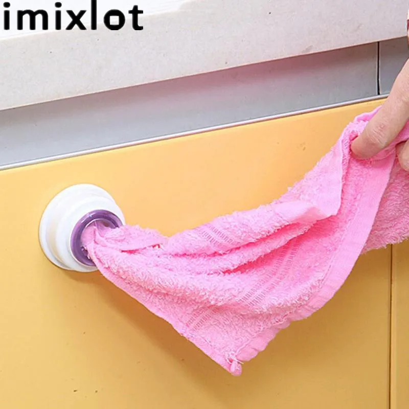 Imixlot 1Pc Wash Cloth Clip Holder Storage Rack Towel Clips Hooks Bathroom Kitchen Hand Towels