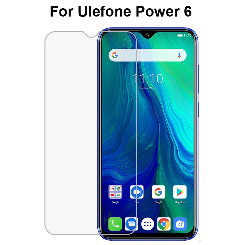 

Ulefone Power 6 Tempered Glass 100% Original Premium Ultra-thin Screen Protector Film For Ulefone Power 6 Mobile Phone In Stock