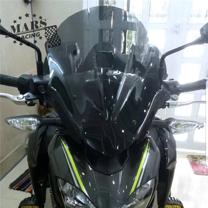 Ветровое стекло мотоцикла козырек подходит для Kawasaki Z900 17 18 стиль Double Bubble