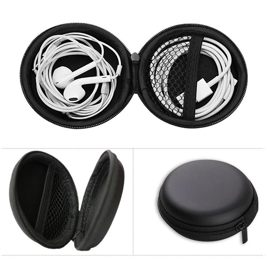 

Earphones hard Case Multi-function storge headphone Case for Apple airpods Headset bags Waterproof Earphone Box