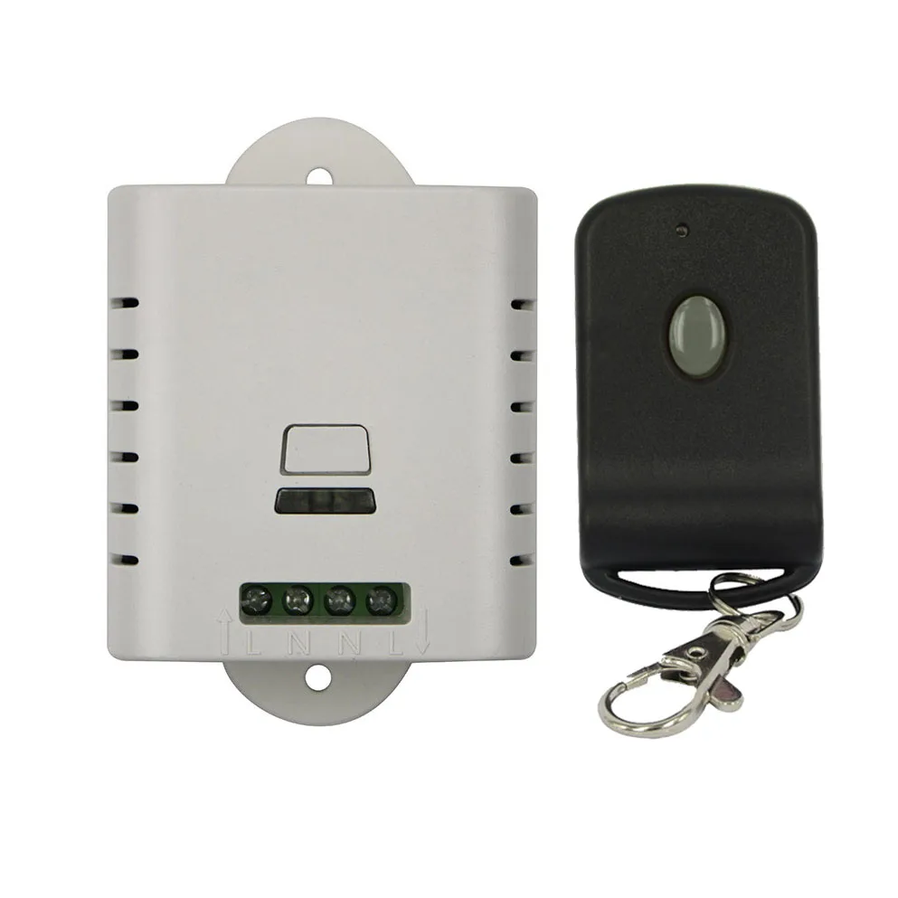 

2016 new AC 85v 110v 120v 220v wireless remote control switch with manual button 1 receiver +1 (JRL-6transmitter smart home