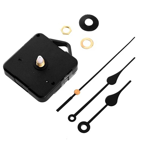 Creative Silent Retro Quartz Clock Movement Black Hands Mechanism Parts DIY