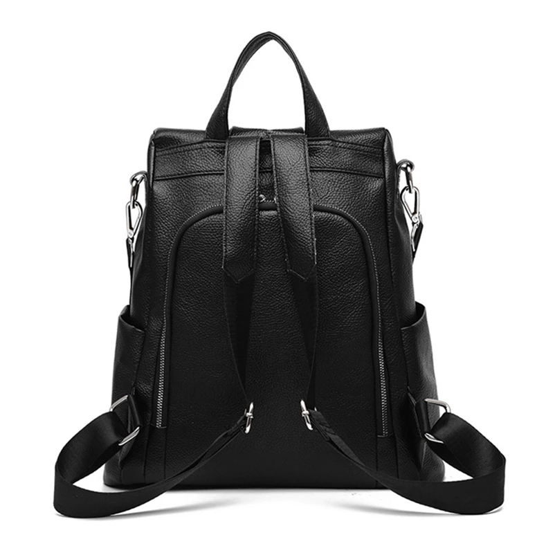 Nevenka Waterproof Oxford Backpack Women Fashion Black Backpacks Leather Bottom Backpack for Girls Large Capacity Satchels 201810