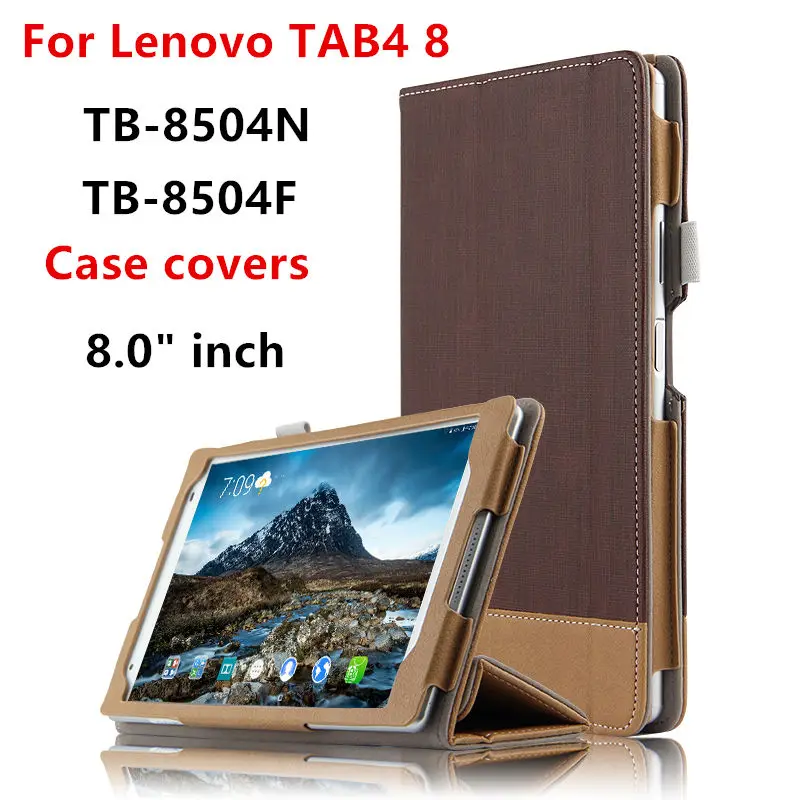 

Cover Case For Lenovo Tab4 8 TB-8504x Protective Cover for Lenovo TAB 4 8 TB-8504F TB-8504 TB-8504N tablet Leather Cases Covers