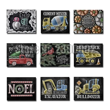 

Mosaic Blackboard Drawing DIY Diamond Painting Cartoon Chalk Word Diamond Embroidery Cross Stitch Full Drill Home Decoration