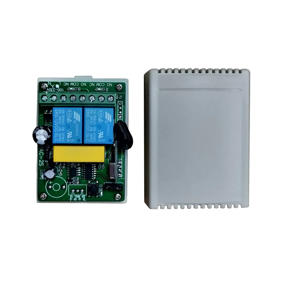 AC 110 V 220 2 CH 2CH RF беспроводной светодиодный светильник с дистанционным управлением