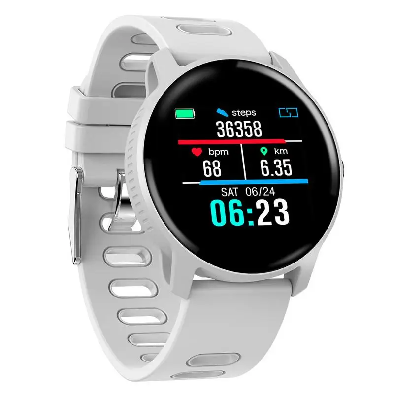 Мужские умные часы S 08 SENBONO IP68 фитнес-трекер пульсометр Шагомер Smartwatch для Android IOS черный водонепроницаемый телефон